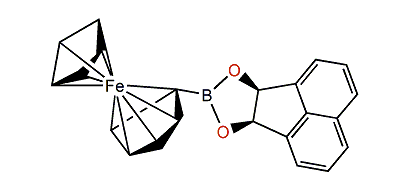 cis-Acenaphthene-1,2-diol ferrocenylboronate